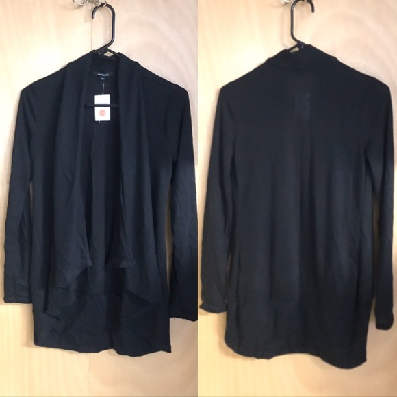 AMBIANCE LONG SLEEVE HI.LOW HEM CARDIGAN - Picture 2 of 9